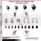 Service Caster 5 Inch 316SS Soft Rubber Swivel 1-5/8 Inch Expanding Stem Caster Lock Brake SCC SCC-SS316TTLEX20S514-SRS-158 - alternate 3
